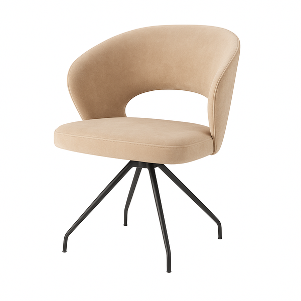 Küchenstuhl aus Samt | Modell ROSE