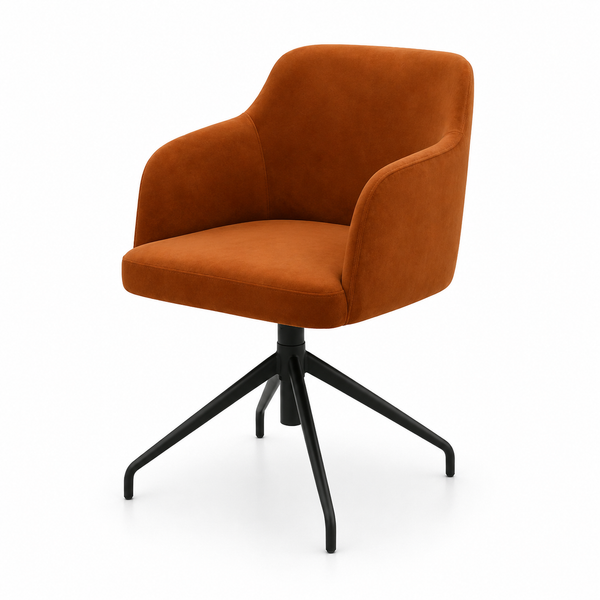 Orangefarbener Wohnzimmerstuhl  | Modell ROBI
